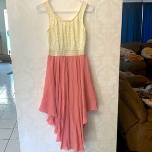 Sleeveless summer/spring asymmetrical dress